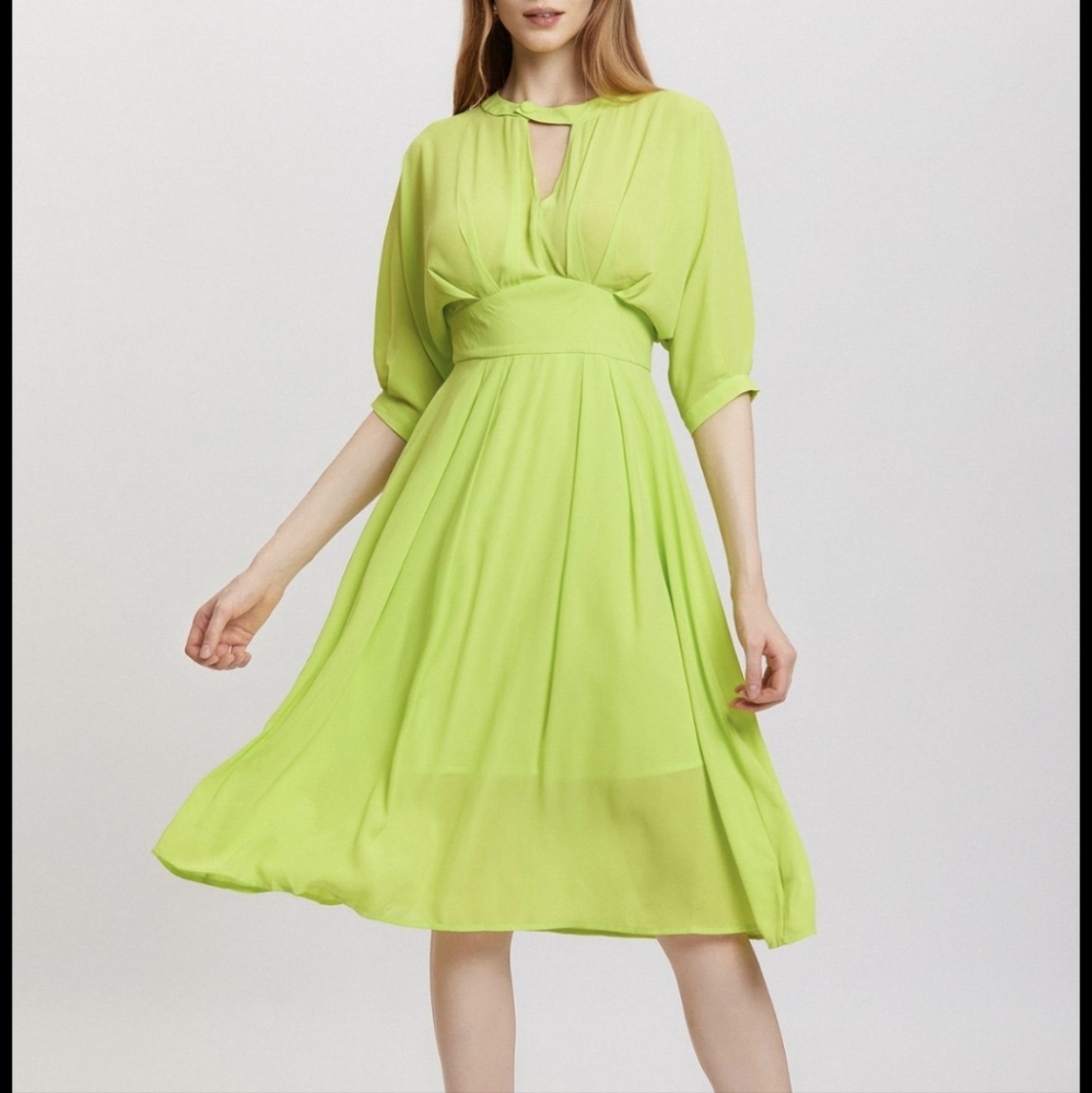 Sylphide | Demi Green Woven Dress